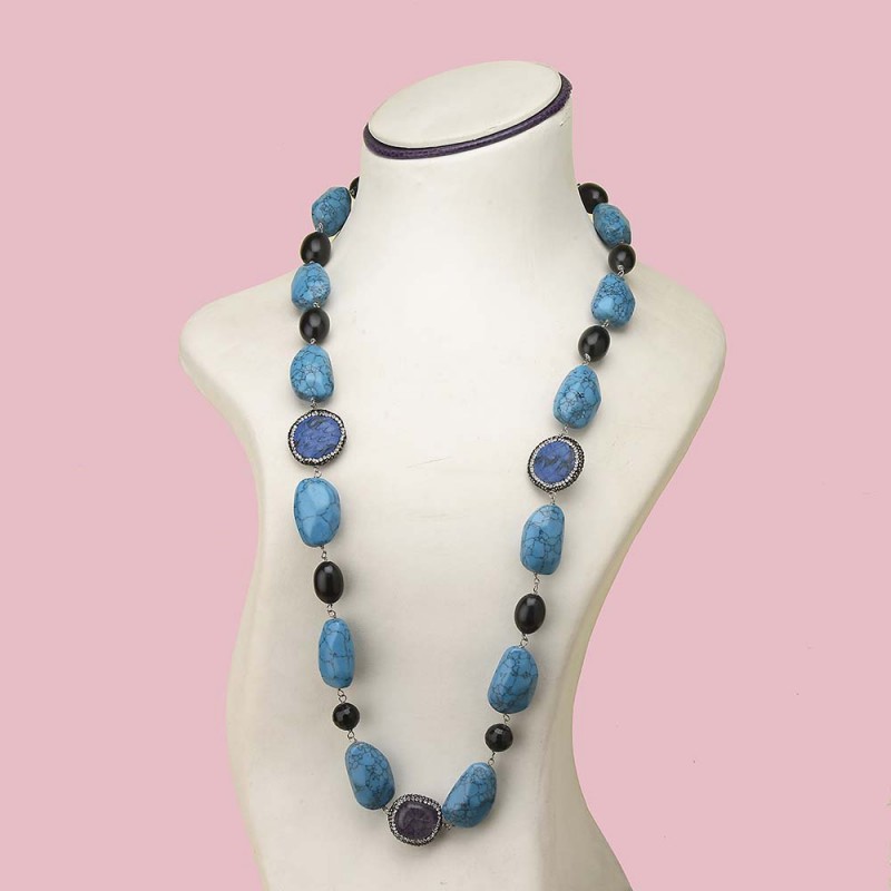 Hues of Blue Necklace  