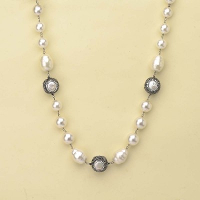 Three Black Eye Necklace