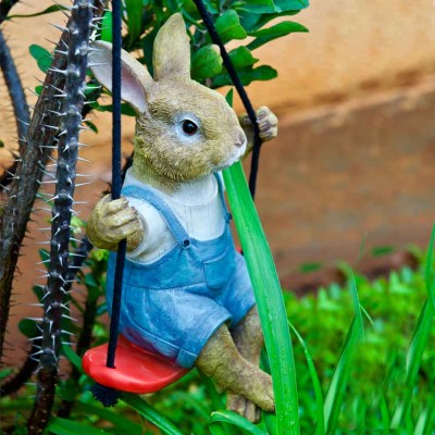 Rabbit on Swing