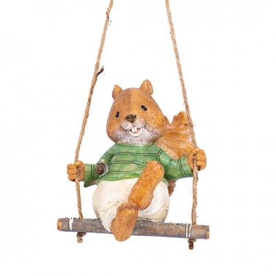 Squirrel on Swing