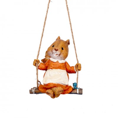 Squirrel on Swing