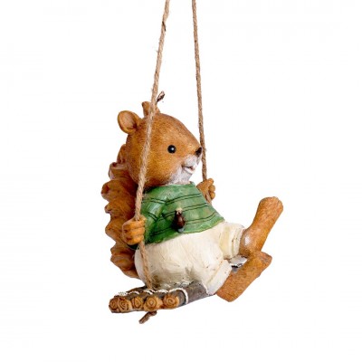 Squirrel on Swing