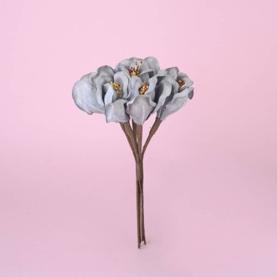 Decorative Flower Bunch Small (Grey Tulips)