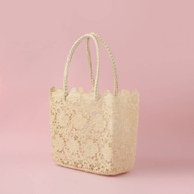 Elegant Lace Bag (Cream)