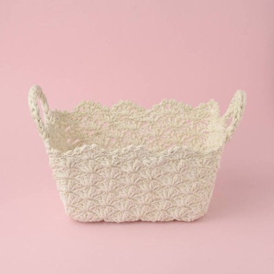 Elegant Lace Baskets  (Medium and Large)