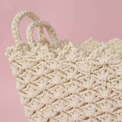 Elegant Lace Baskets  (Medium and Large)