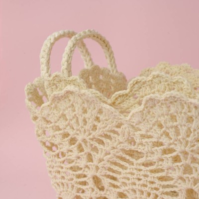 Elegant Lace Baskets (Small and Medium)