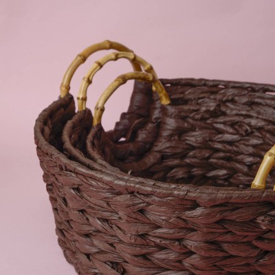 Fine Wicker Basket (Brown)