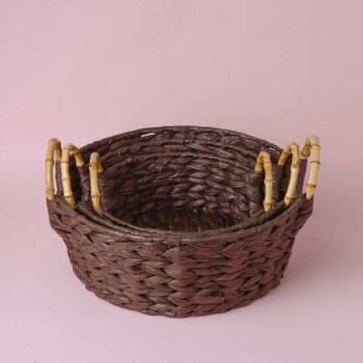 Fine Wicker Basket (Brown)