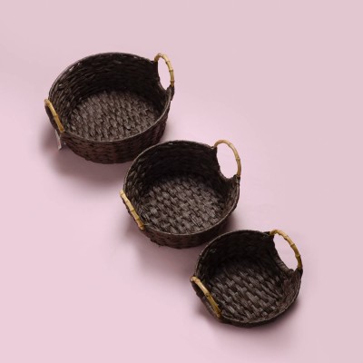 Fine Wicker Basket (Brown)