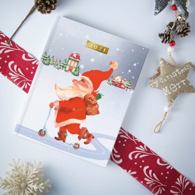 Christmas Edition Diary | Santa Hardcover