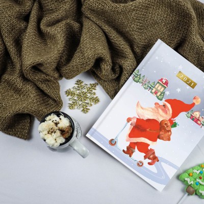 Christmas Edition Diary | Santa Hardcover