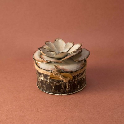 Camellia Lid Candle - Tin