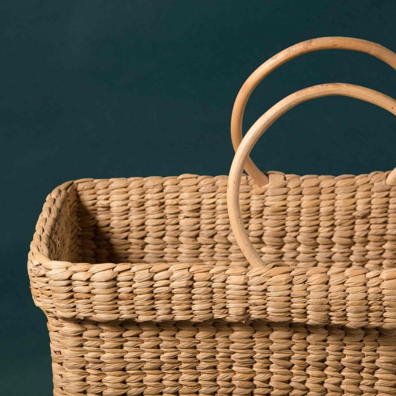 square basket bag